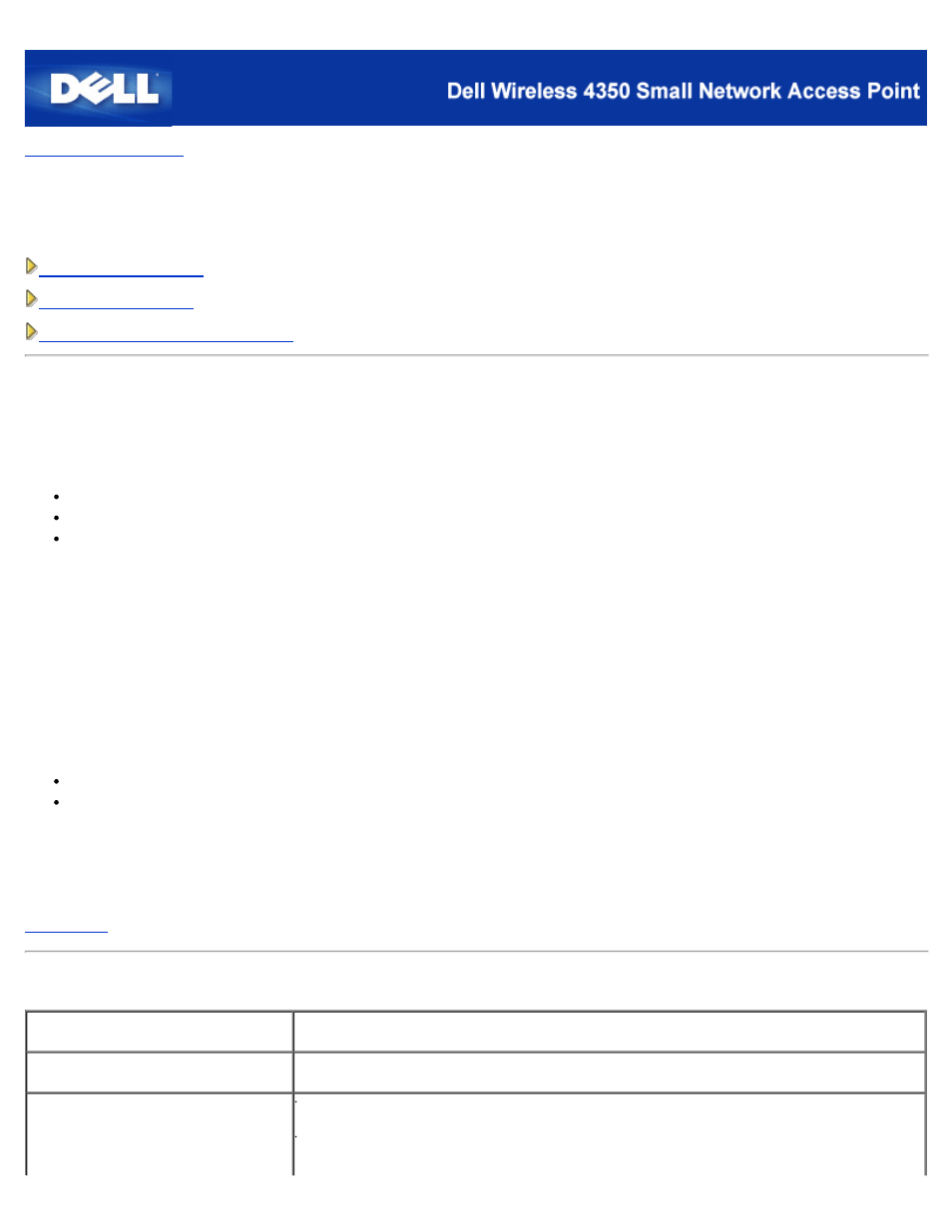 Technical specifications | Dell 4350 Network Access Point User Manual | Page 59 / 252