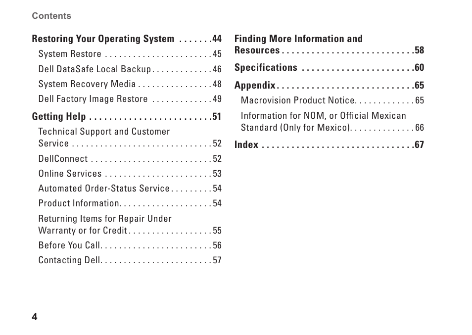 Dell Studio XPS 9100 (Mid 2010) User Manual | Page 6 / 74