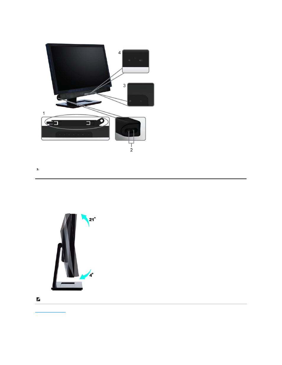 Using the tilt, Tilt | Dell IN2020 Monitor User Manual | Page 23 / 32