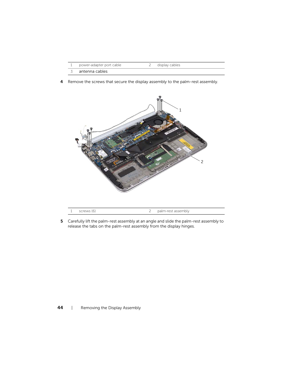 Dell XPS 12 (9Q23, Late 2012) User Manual | Page 44 / 66