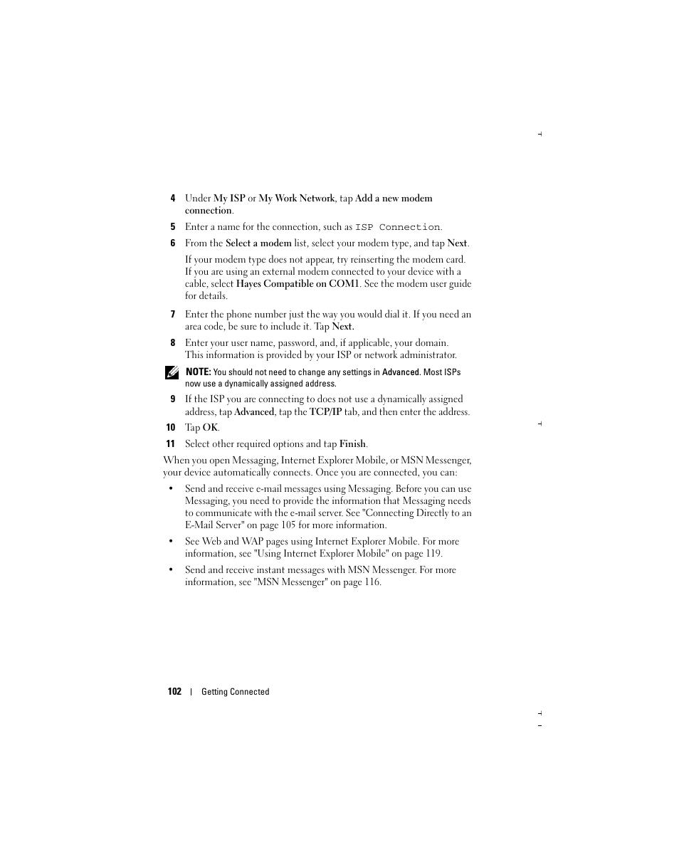 Dell Axim X51 User Manual | Page 102 / 142