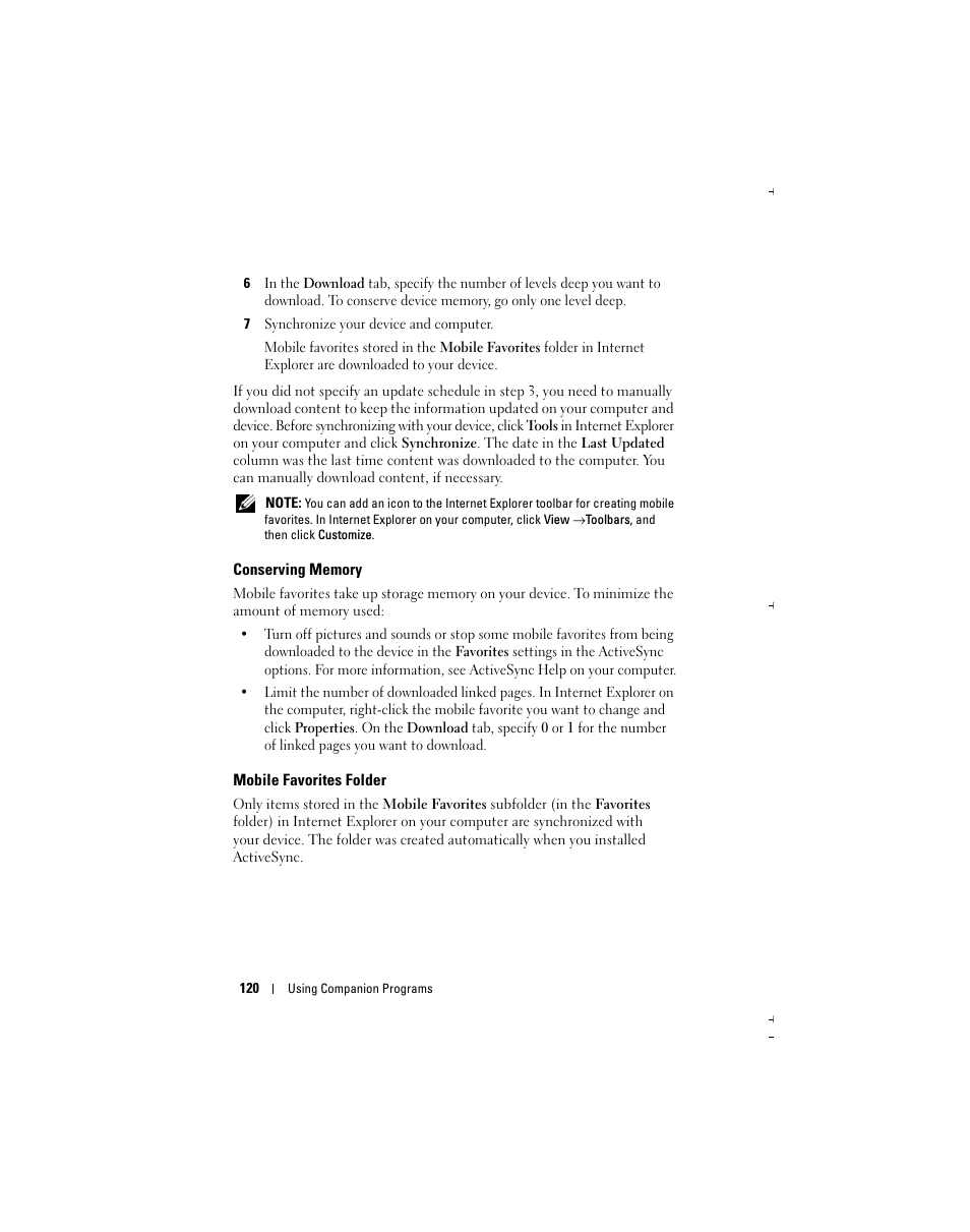 Dell Axim X51 User Manual | Page 120 / 142