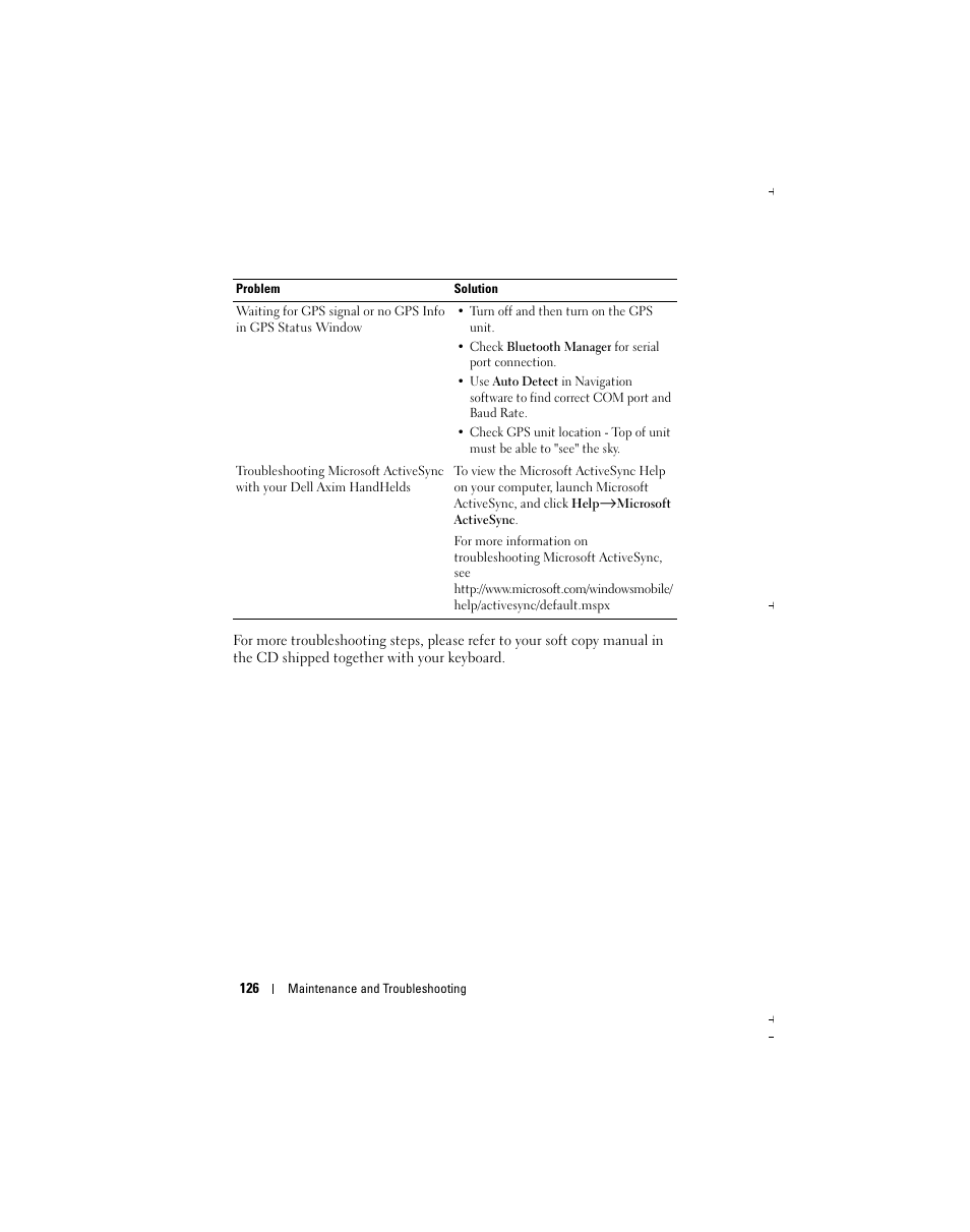 Dell Axim X51 User Manual | Page 126 / 142