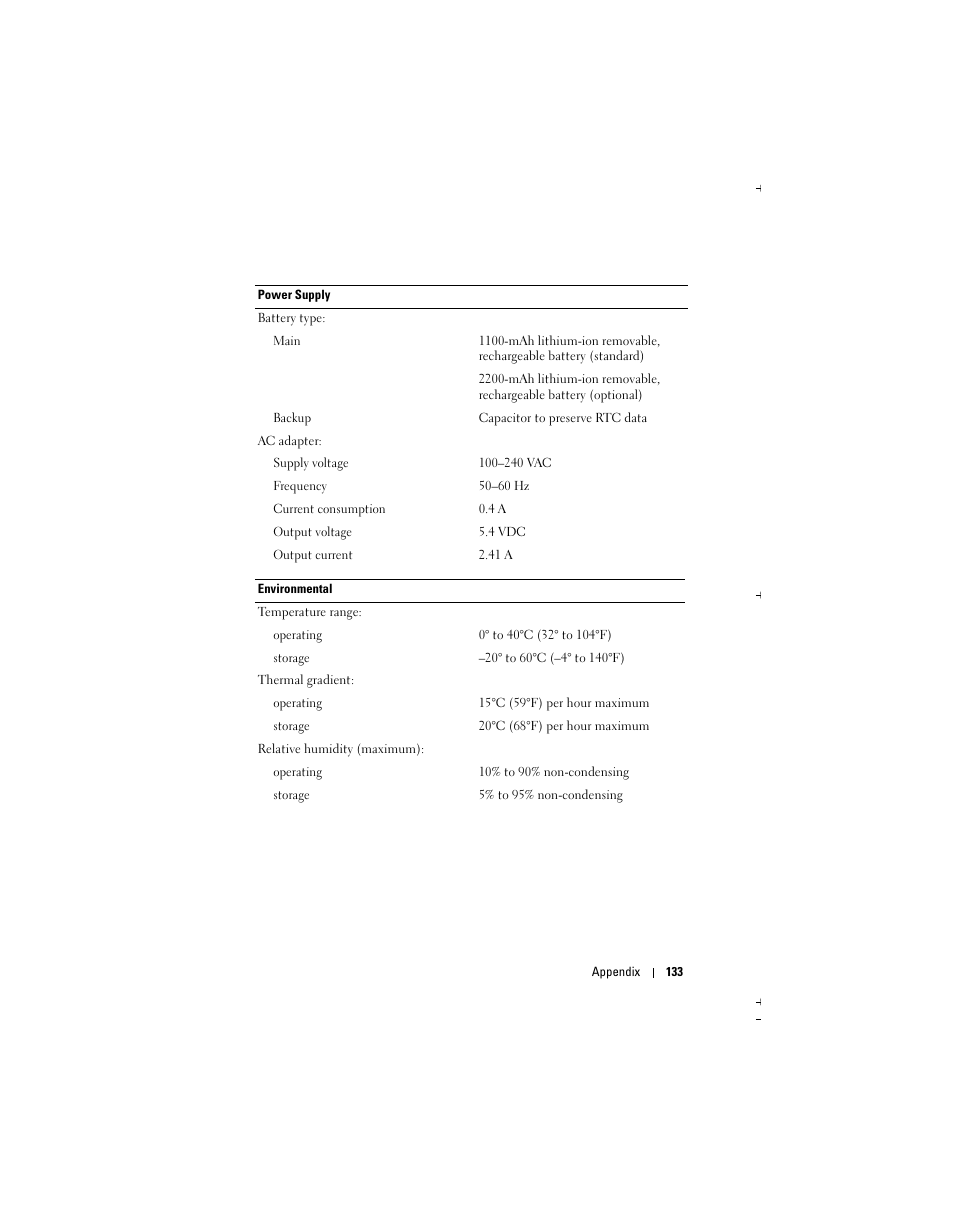 Dell Axim X51 User Manual | Page 133 / 142