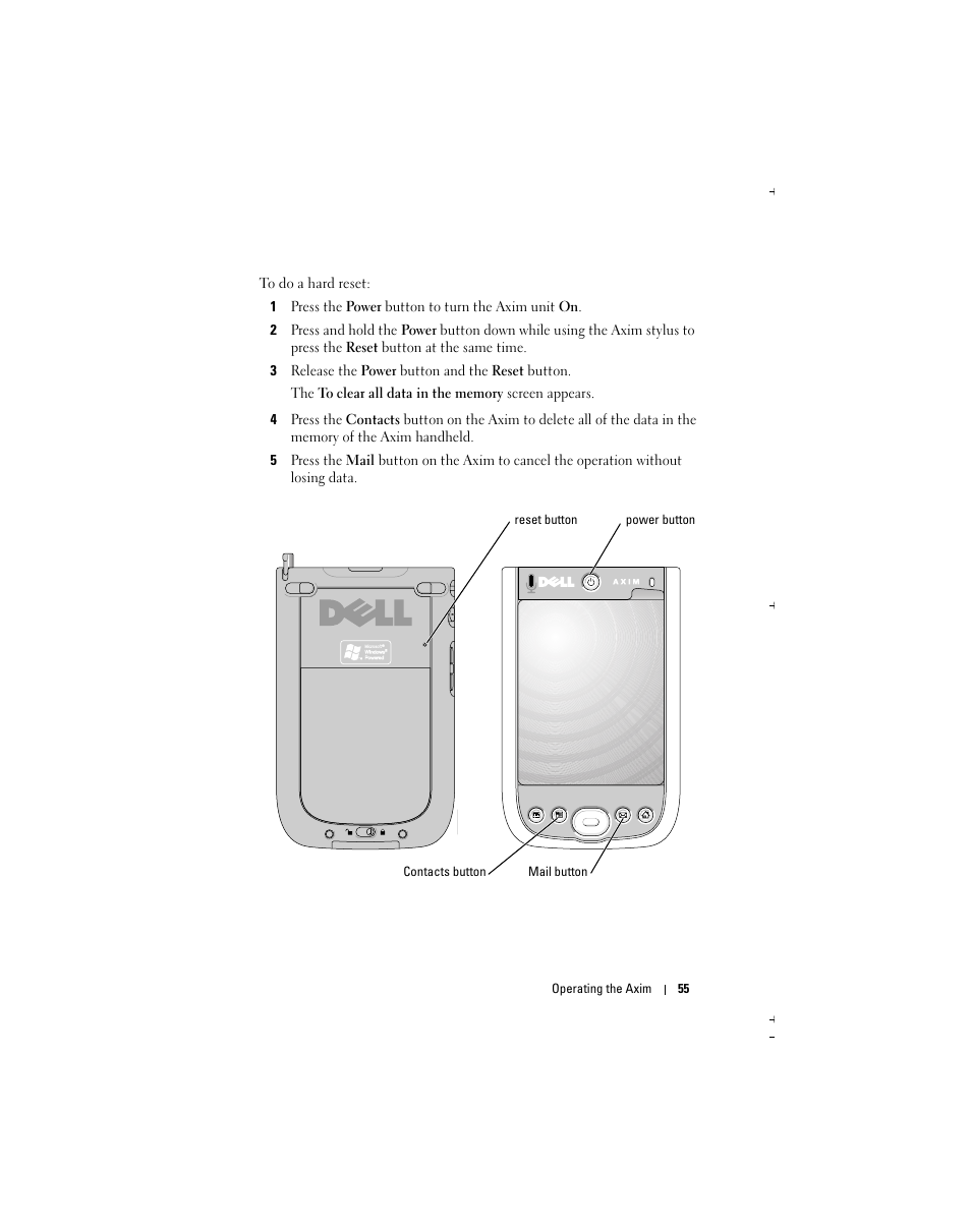 Dell Axim X51 User Manual | Page 55 / 142