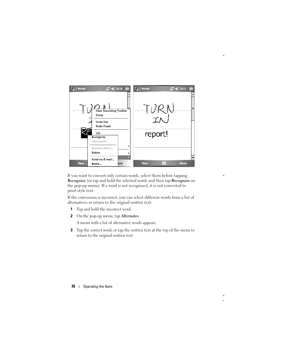 Dell Axim X51 User Manual | Page 70 / 142
