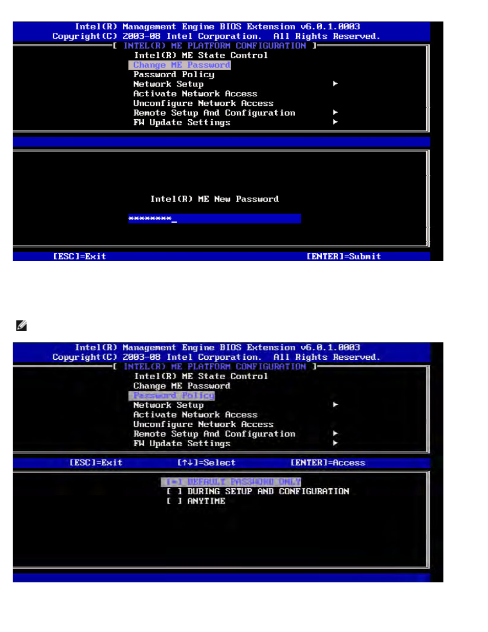 Password policy | Dell OptiPlex 980 (Early 2010) User Manual | Page 12 / 101