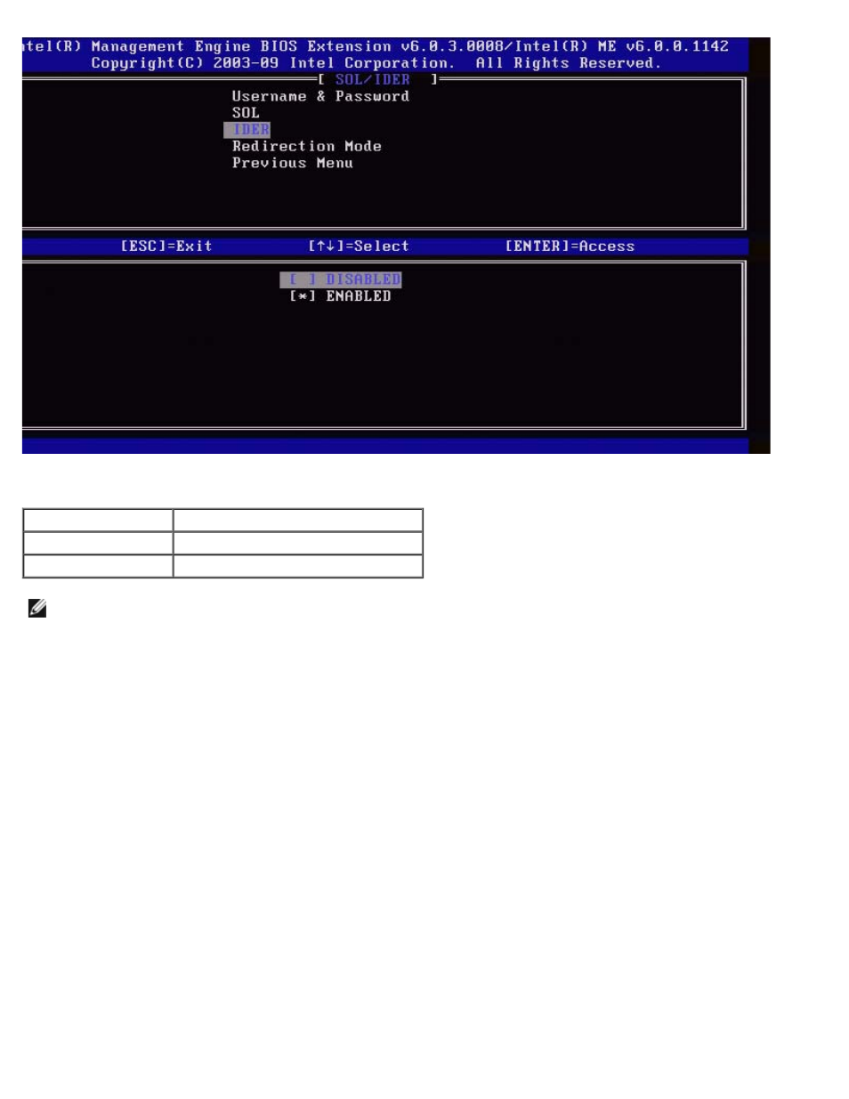 Redirection mode | Dell OptiPlex 980 (Early 2010) User Manual | Page 55 / 101