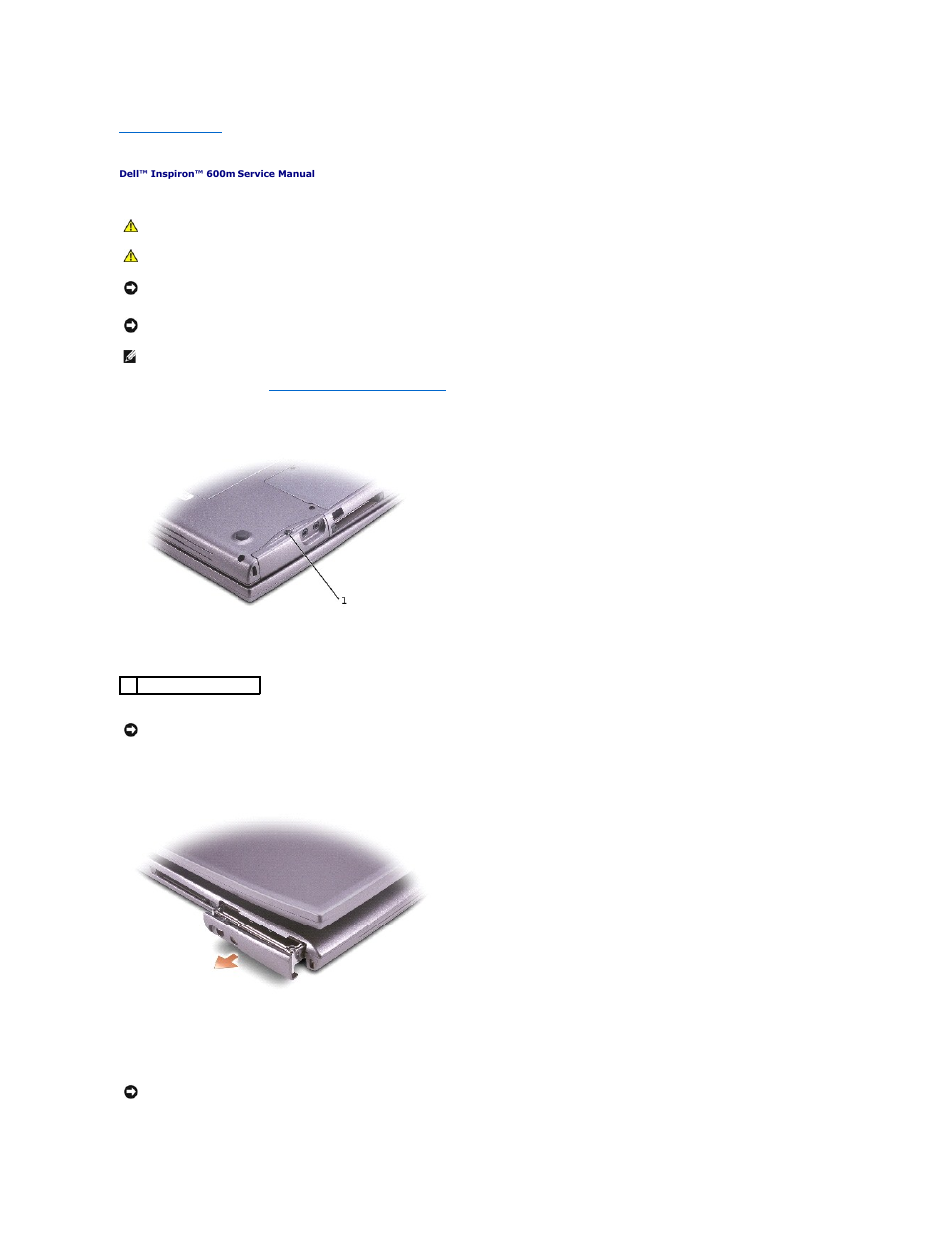 Hard drive | Dell Inspiron 600m User Manual | Page 18 / 40