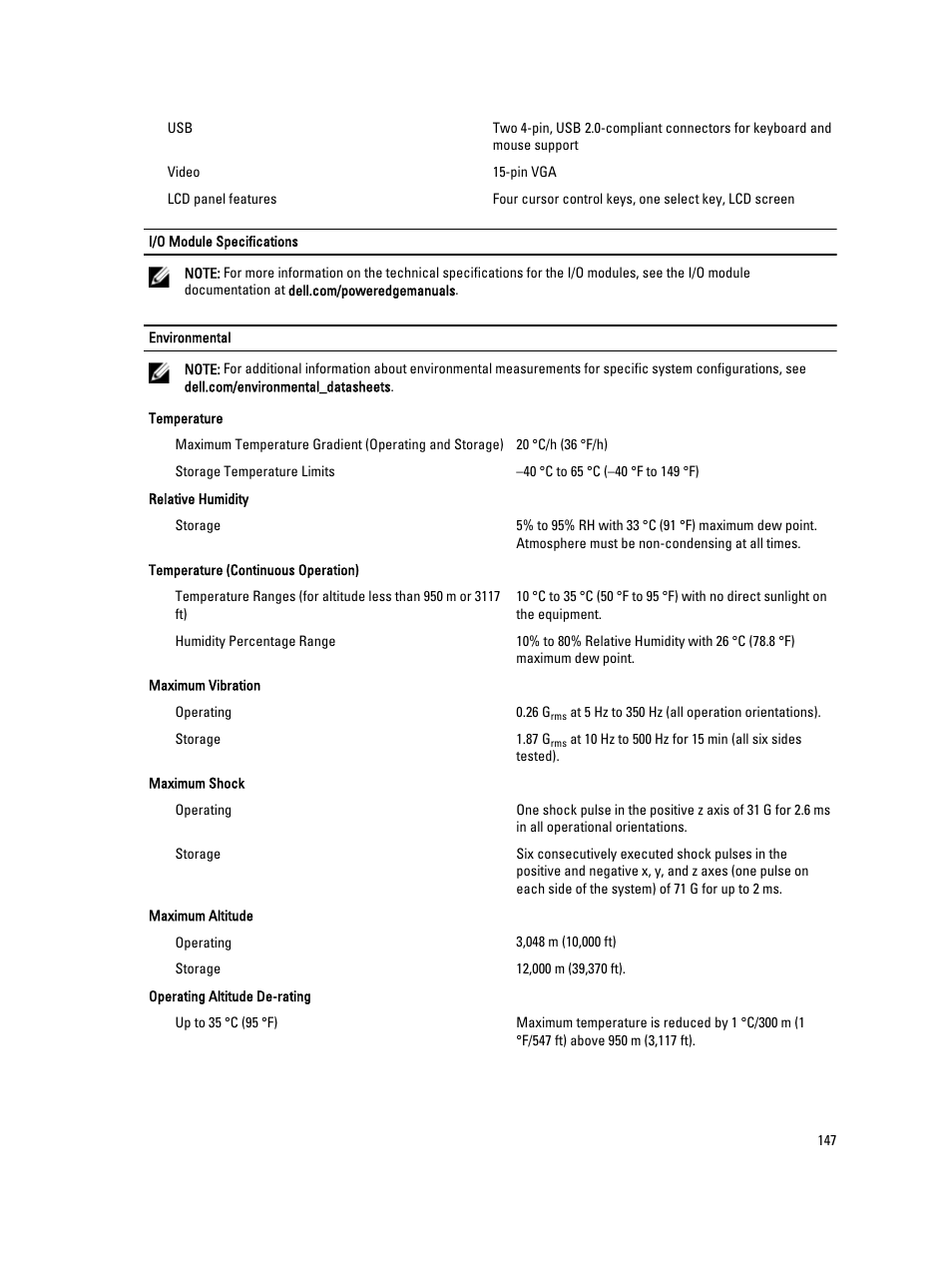 Dell PowerEdge VRTX User Manual | Page 147 / 150