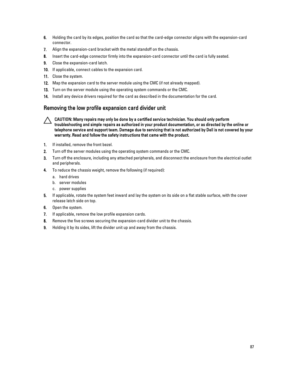 Dell PowerEdge VRTX User Manual | Page 87 / 150