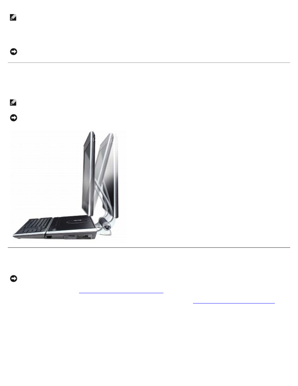 Adjusting the display panel, Removing the lcd panel | Dell XPS M2010 (MXP061, Mid 2006) User Manual | Page 27 / 76