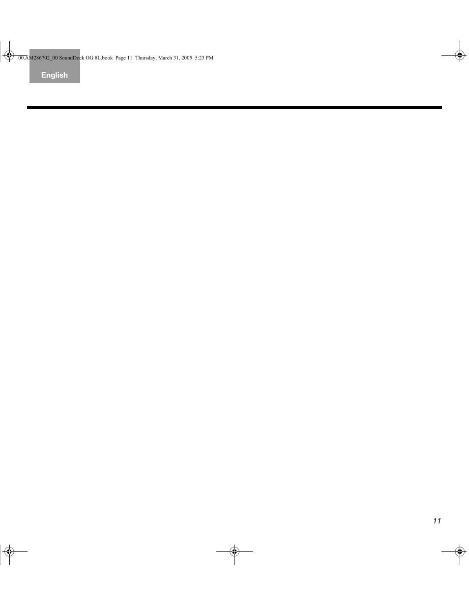 Bose SoundDock User Manual | Page 11 / 72