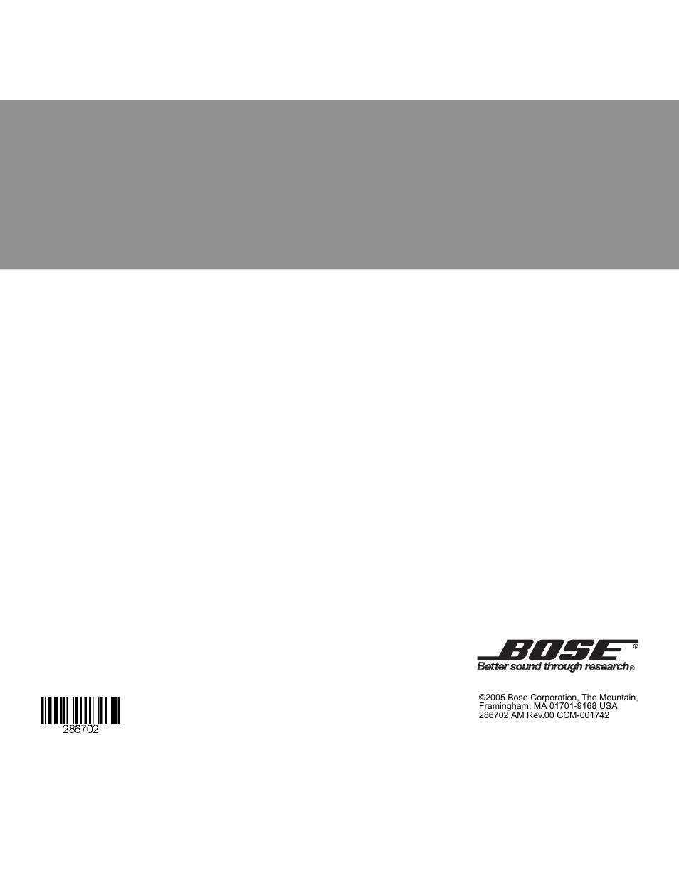 Bose SoundDock User Manual | Page 72 / 72