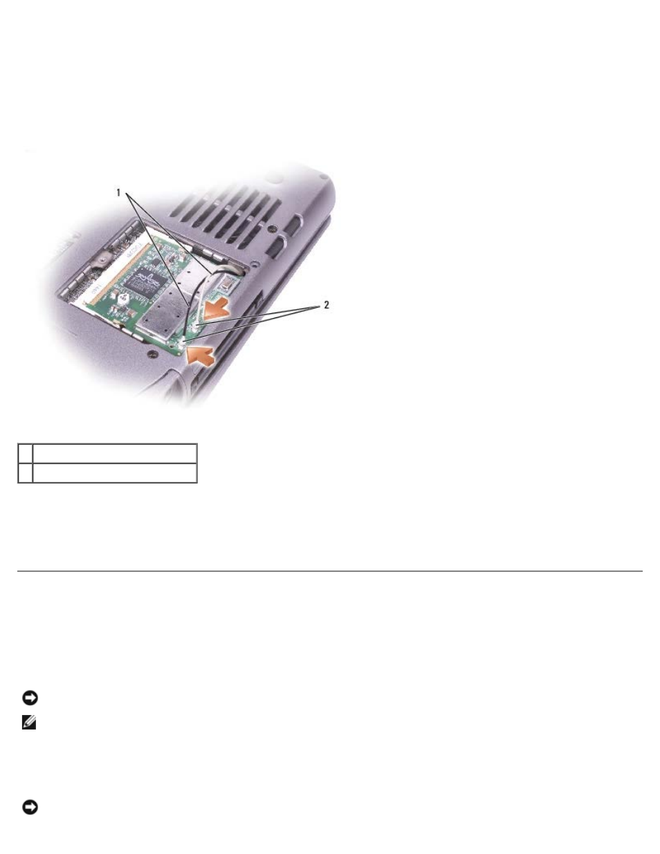 Devices, Step 5, If the device security screw is not installed | Dell Latitude D505 User Manual | Page 10 / 58