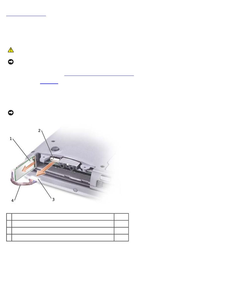 Pc card with bluetooth® wireless technology | Dell Latitude D505 User Manual | Page 19 / 58