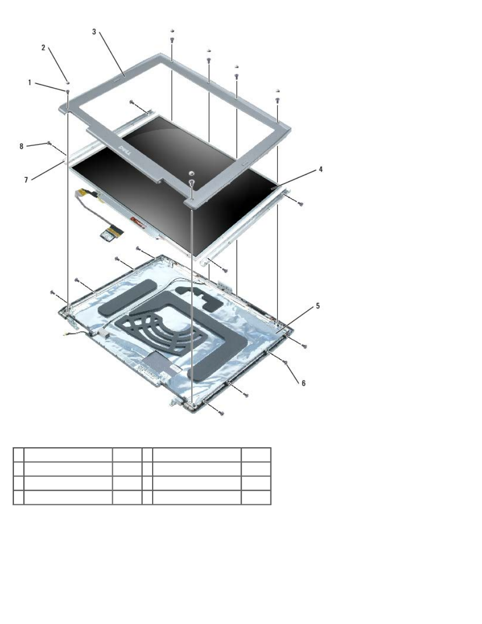 Inch display | Dell Latitude D505 User Manual | Page 33 / 58