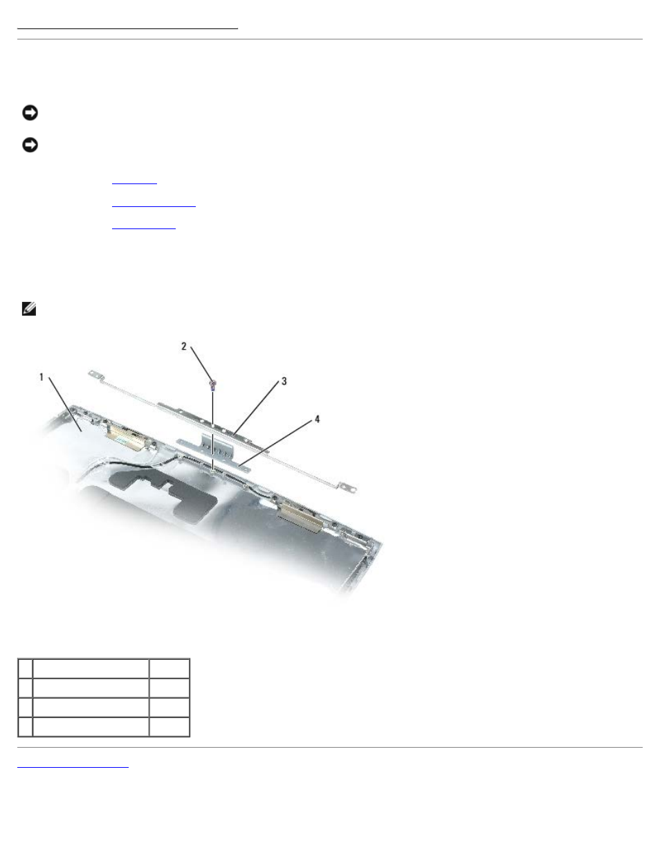 Display latch | Dell Latitude D505 User Manual | Page 38 / 58