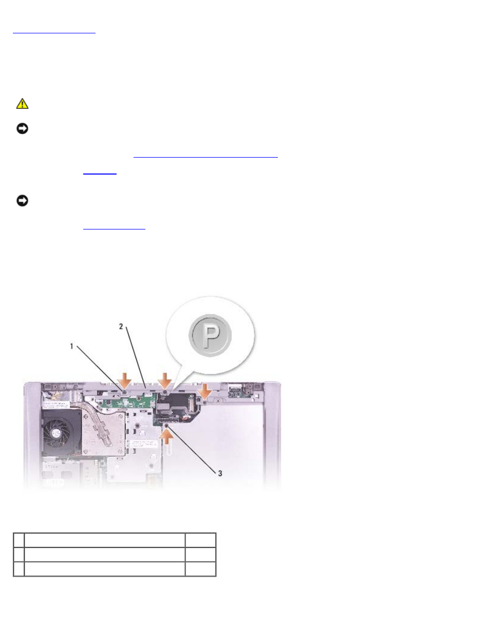 Palm rest: dell latitude d505 service manual, Palm rest | Dell Latitude D505 User Manual | Page 39 / 58