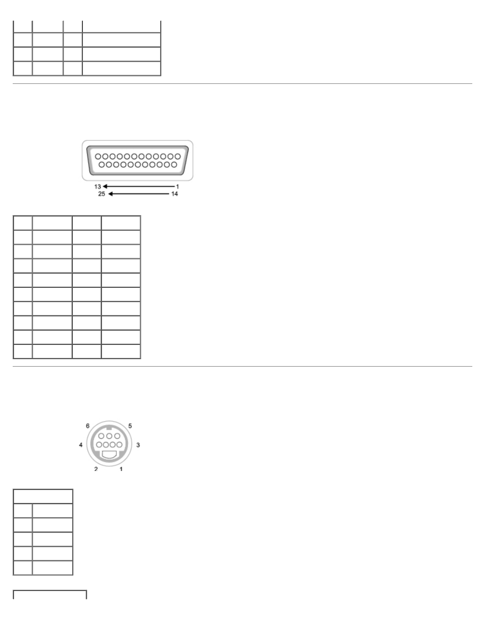 Parallel connector, S-video tv-out connector | Dell Latitude D505 User Manual | Page 54 / 58