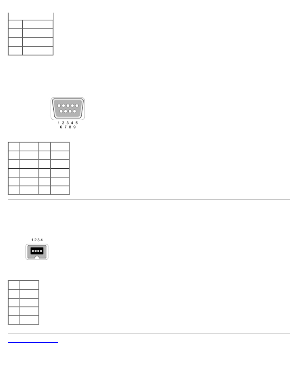 Serial connector, Ieee 1394 connector | Dell Latitude D505 User Manual | Page 55 / 58