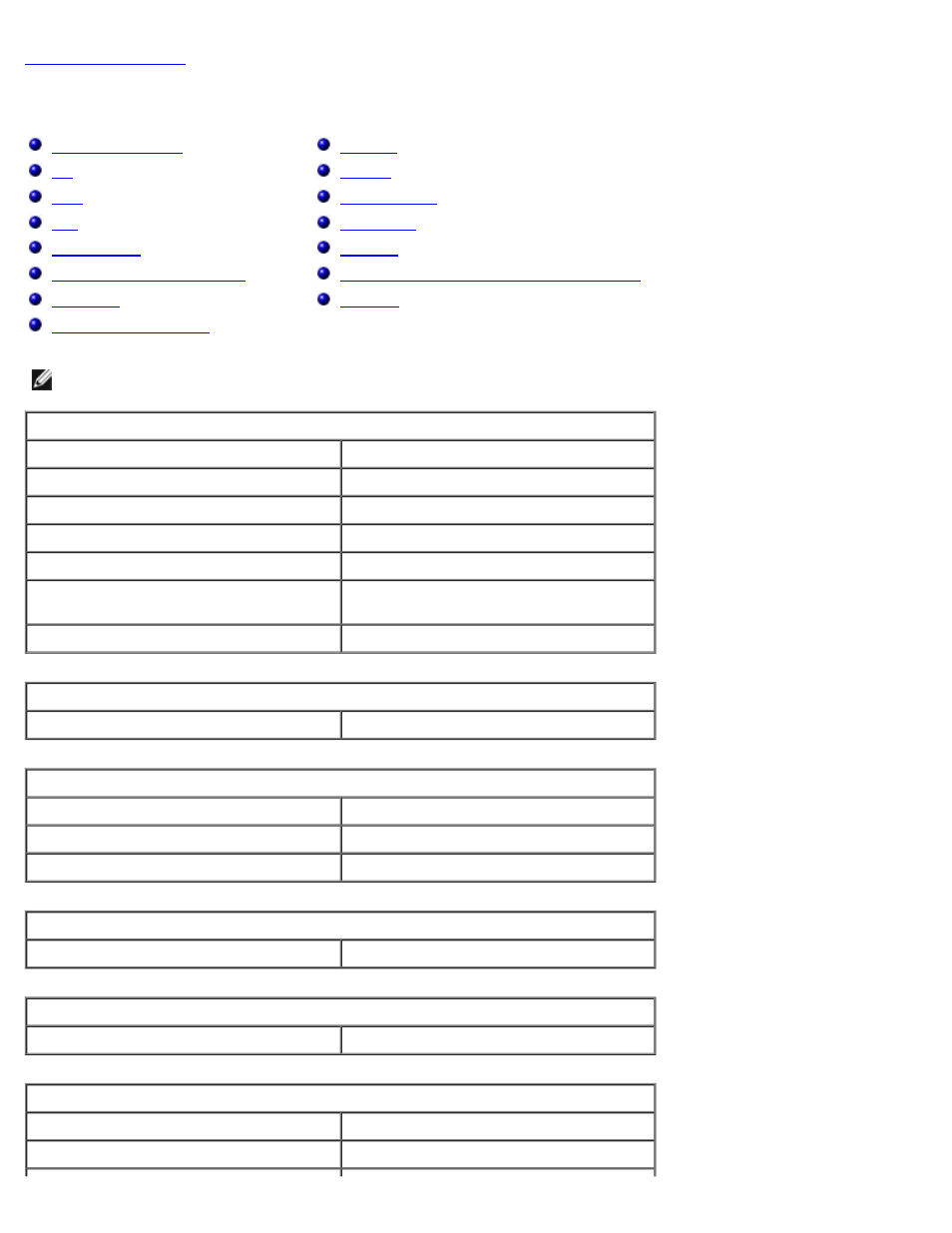 Mini recommended spares list | Dell Latitude D505 User Manual | Page 56 / 58