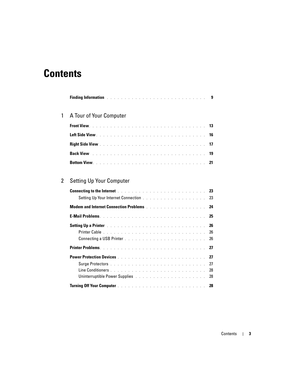 Dell Inspiron 1150 User Manual | Page 3 / 112