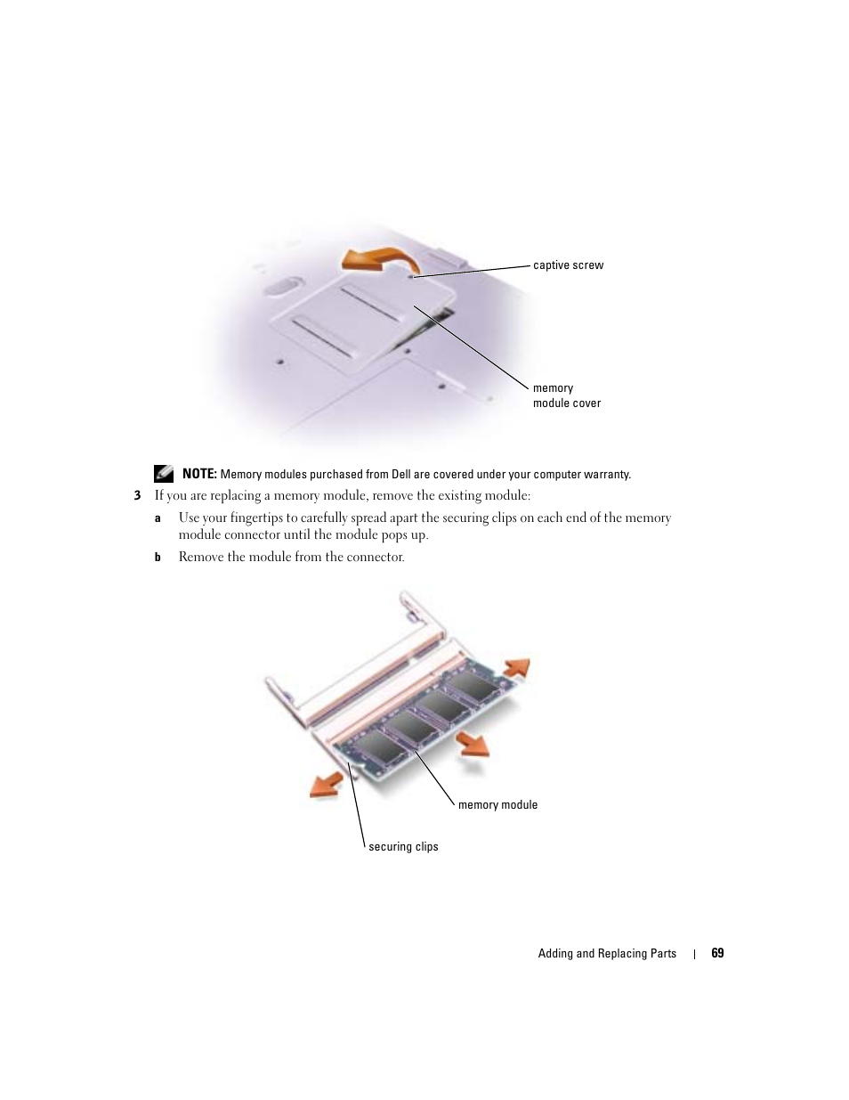 Dell Inspiron 1150 User Manual | Page 69 / 112