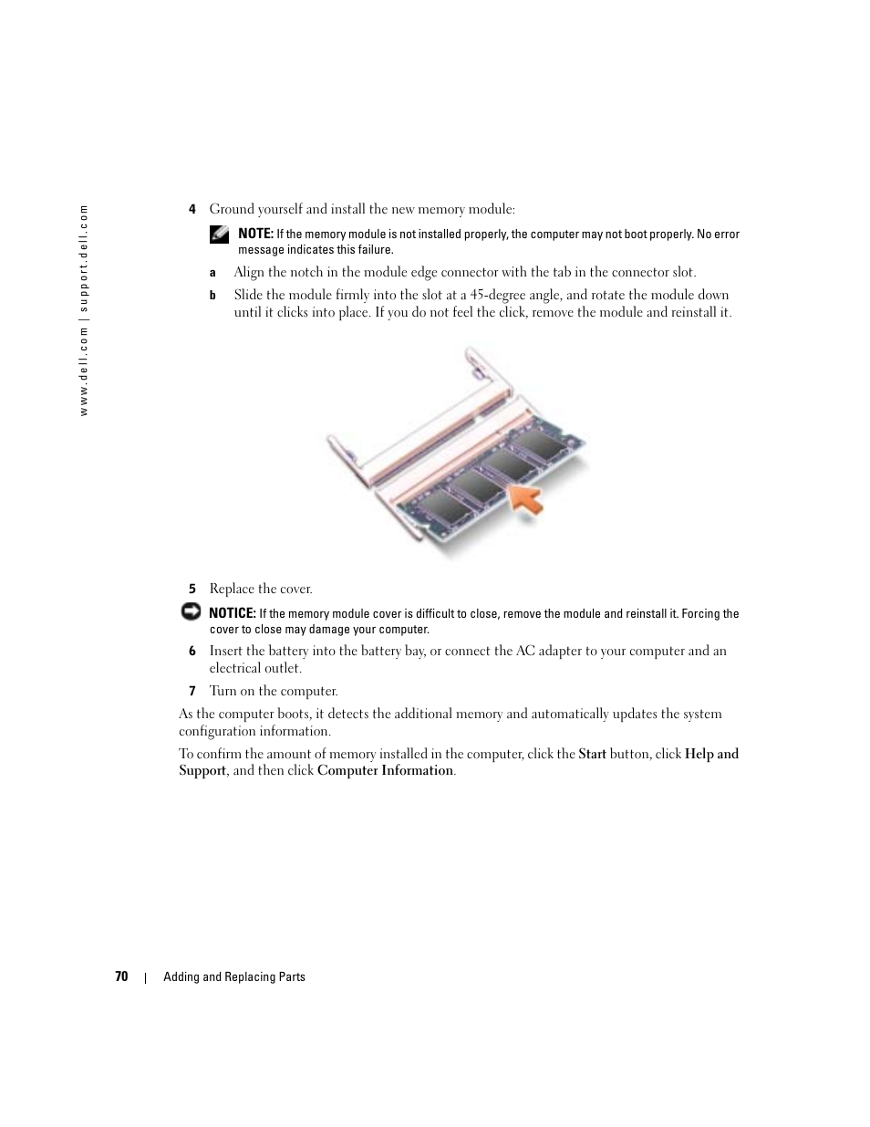 Dell Inspiron 1150 User Manual | Page 70 / 112