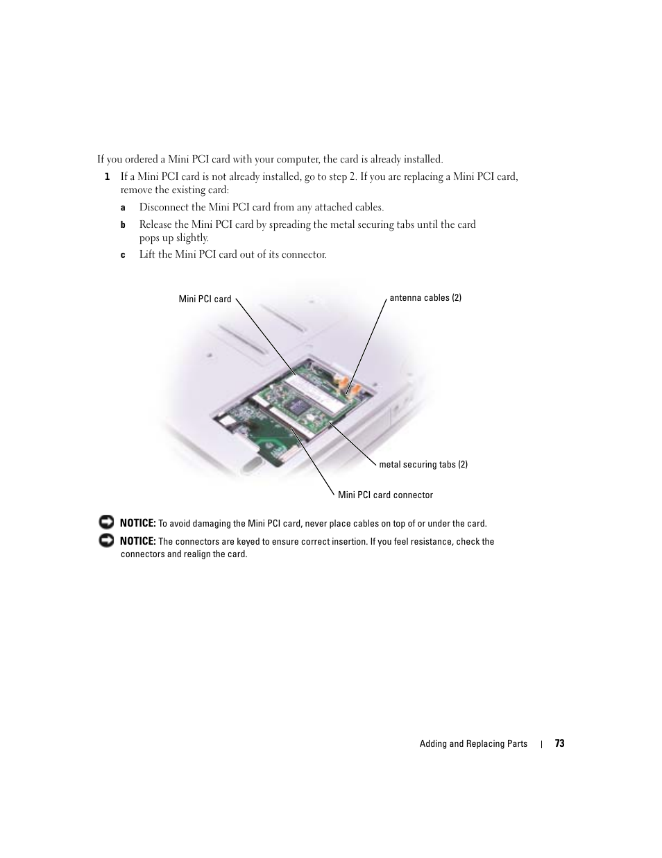 Dell Inspiron 1150 User Manual | Page 73 / 112