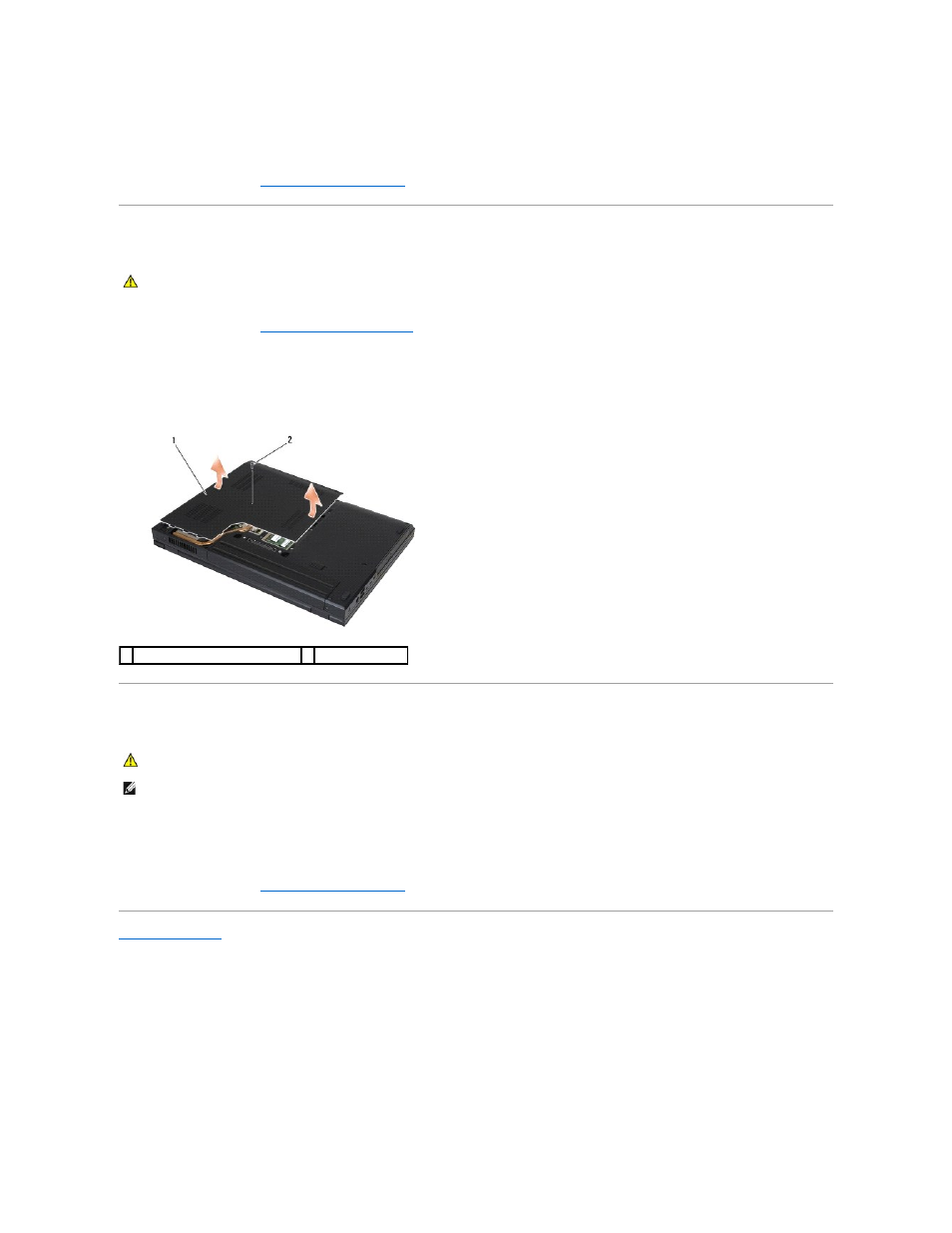 Removing the e5500 bottom of the base assembly, Replacing the e5500 bottom of the base assembly | Dell Latitude E5500 User Manual | Page 3 / 73