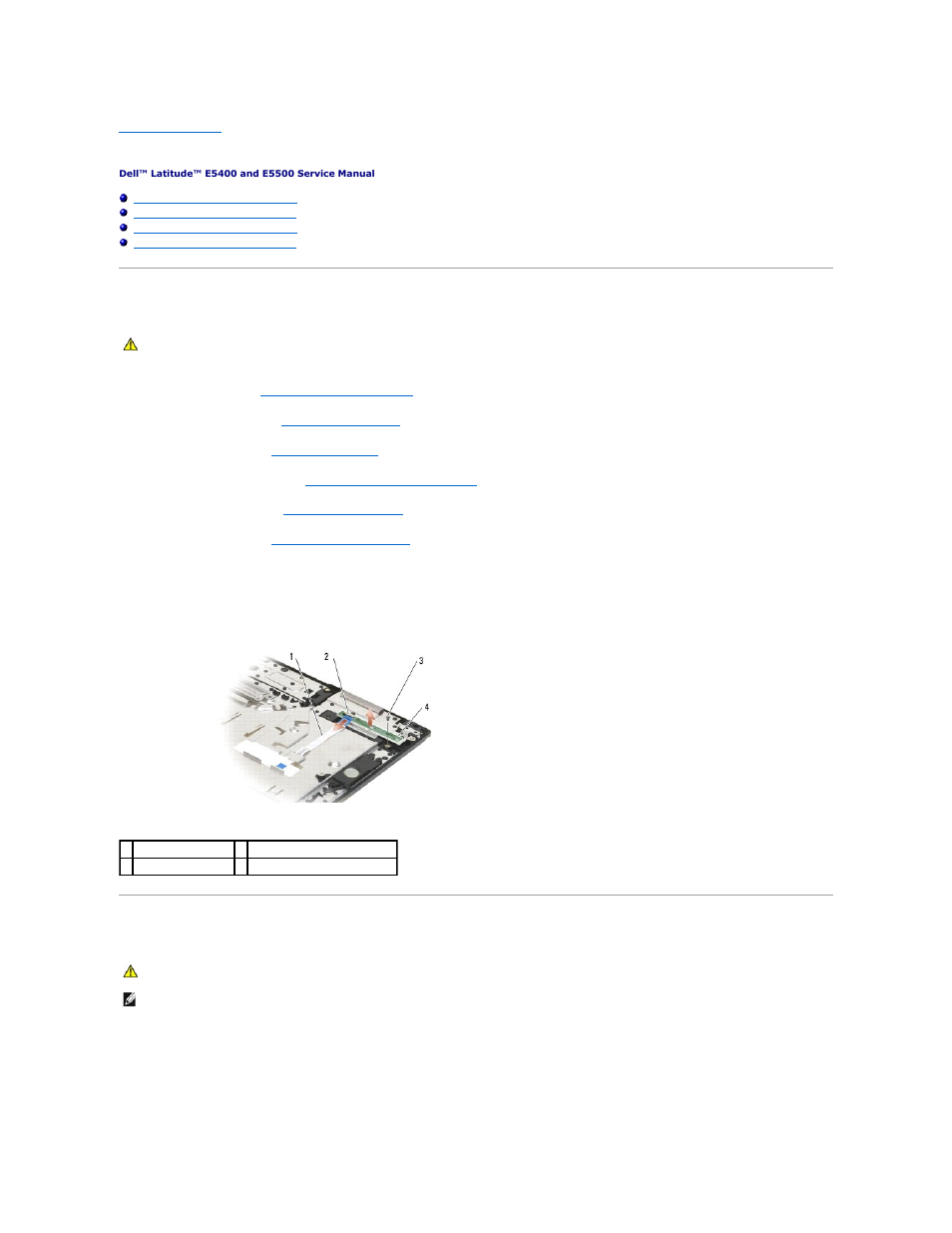 Led dashboard, Removing the e5400 led dashboard, Replacing the e5400 led dashboard | Dell Latitude E5500 User Manual | Page 39 / 73