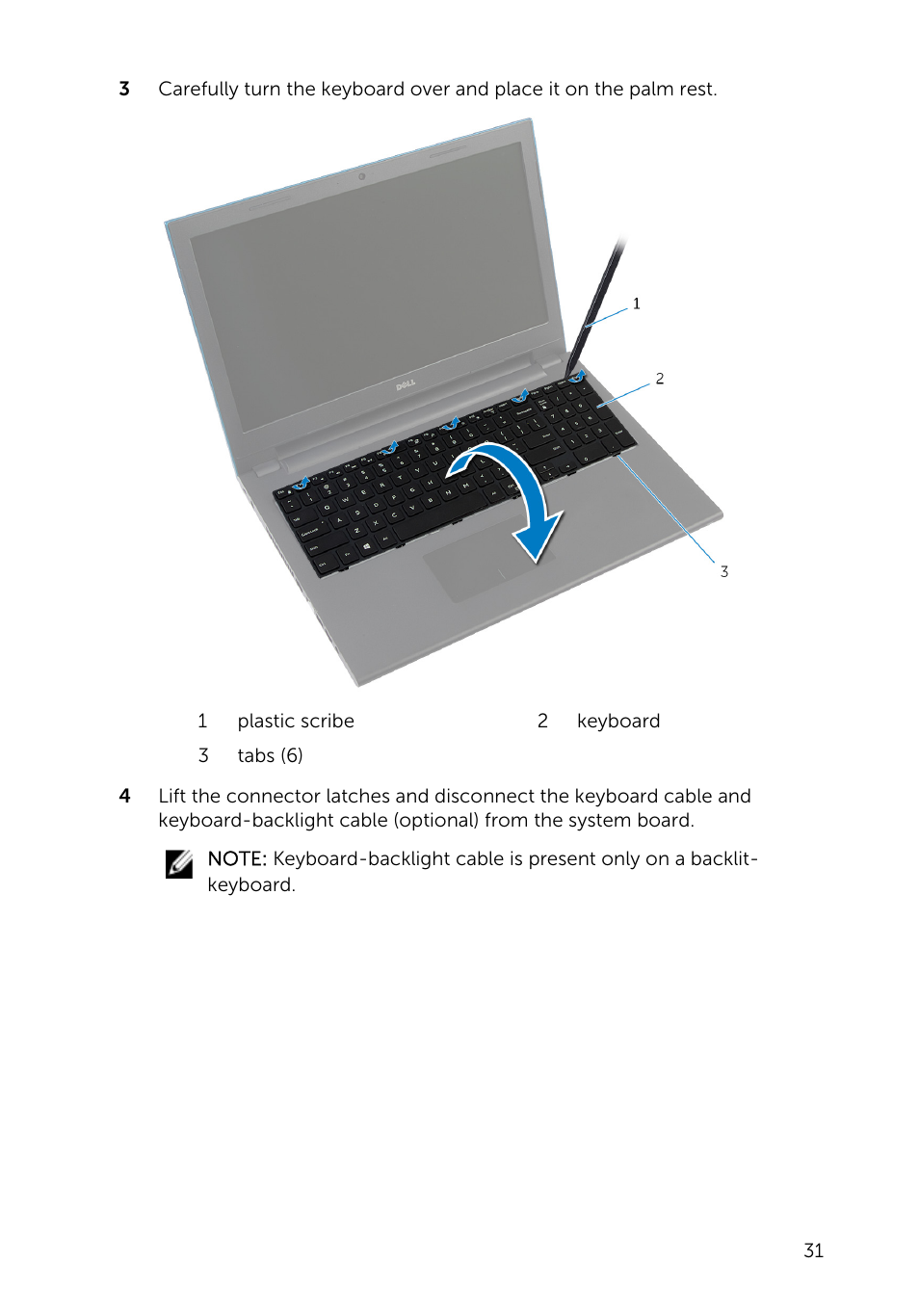 Dell Inspiron 15 (3541, Mid 2014) User Manual | Page 31 / 97