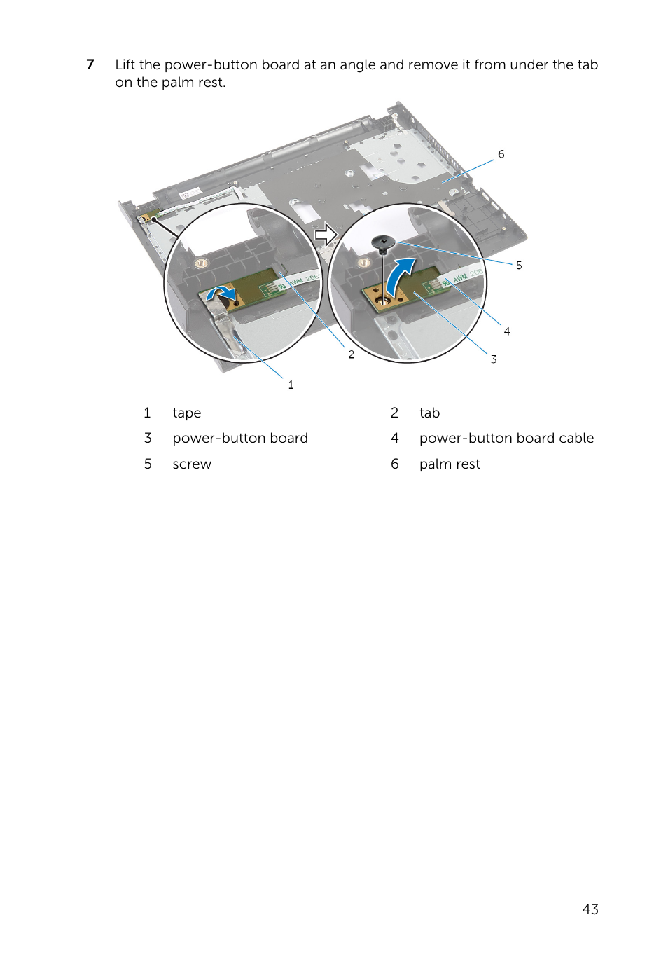 Dell Inspiron 15 (3541, Mid 2014) User Manual | Page 43 / 97