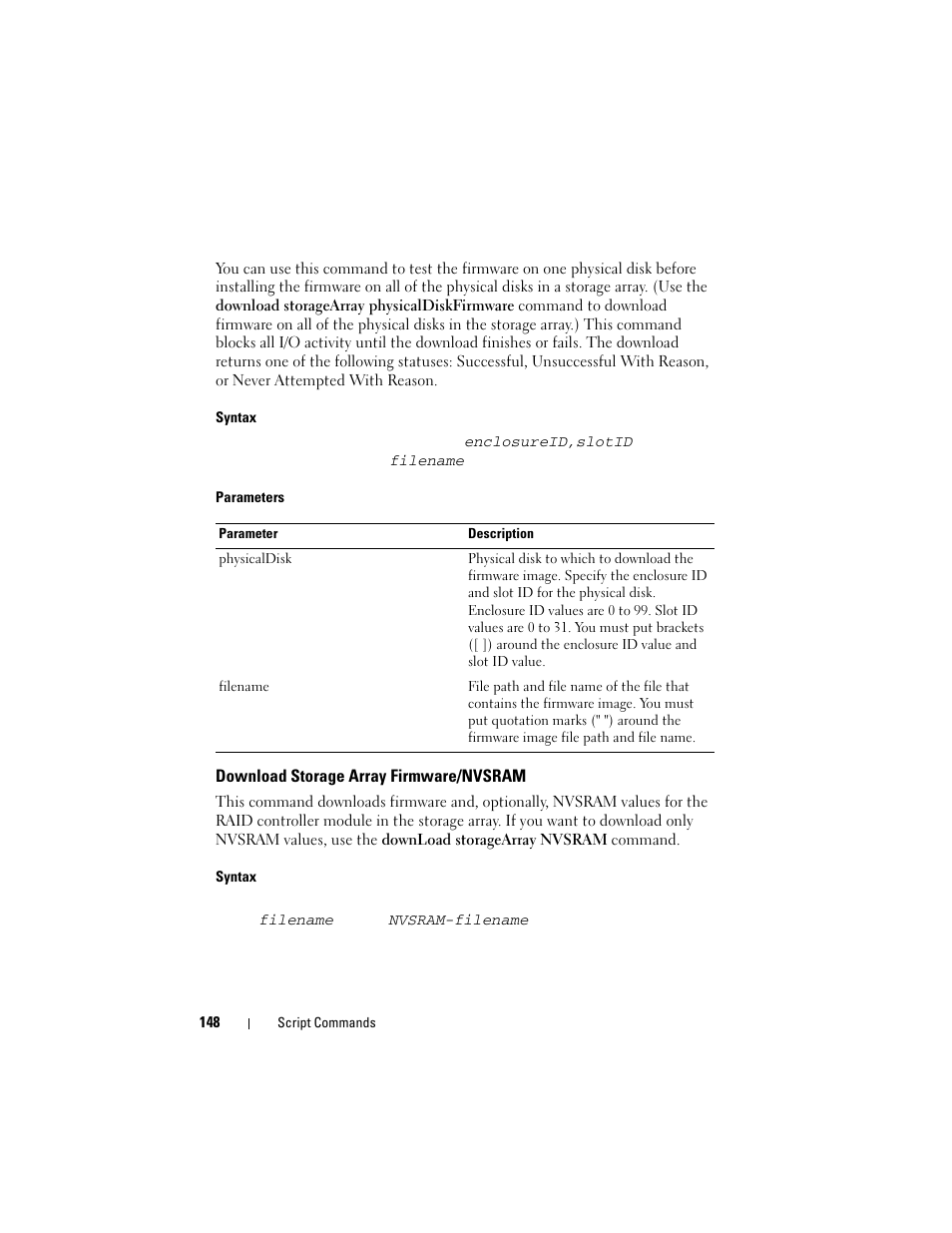 Download storage array firmware/nvsram | Dell PowerVault MD3000 User Manual | Page 148 / 246
