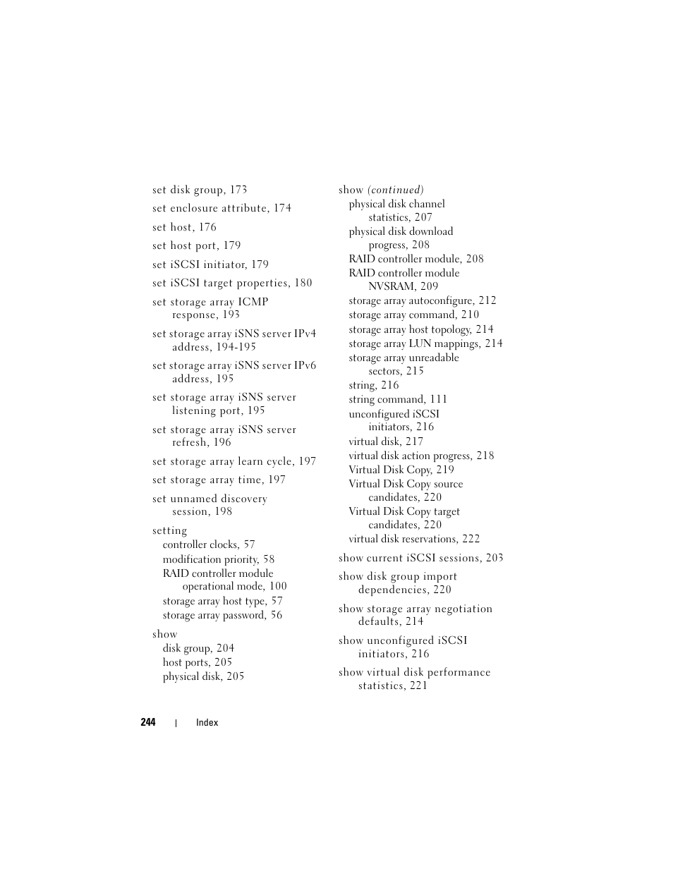 Dell PowerVault MD3000 User Manual | Page 244 / 246