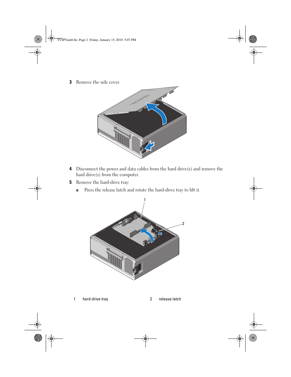 Dell Precision T3500 (Early 2009) User Manual | Page 2 / 4