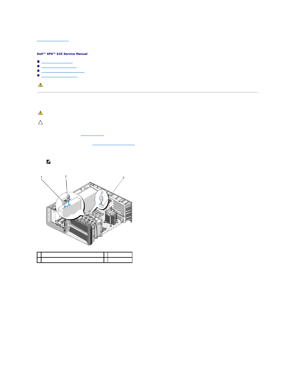 Replacing drives, Replacing a hard drive | Dell XPS 625 (Early 2009) User Manual | Page 16 / 44