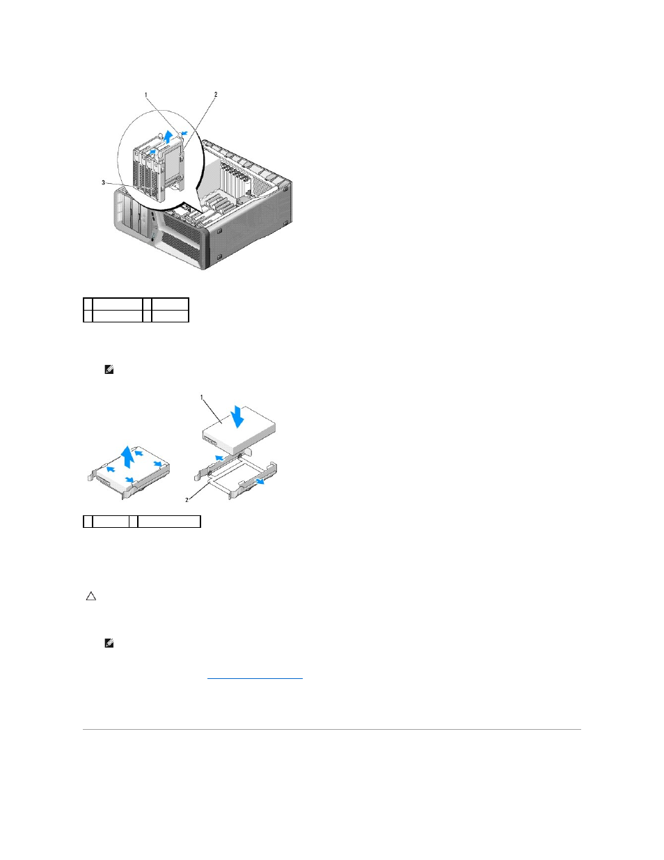 Replacing the drive panel | Dell XPS 625 (Early 2009) User Manual | Page 17 / 44