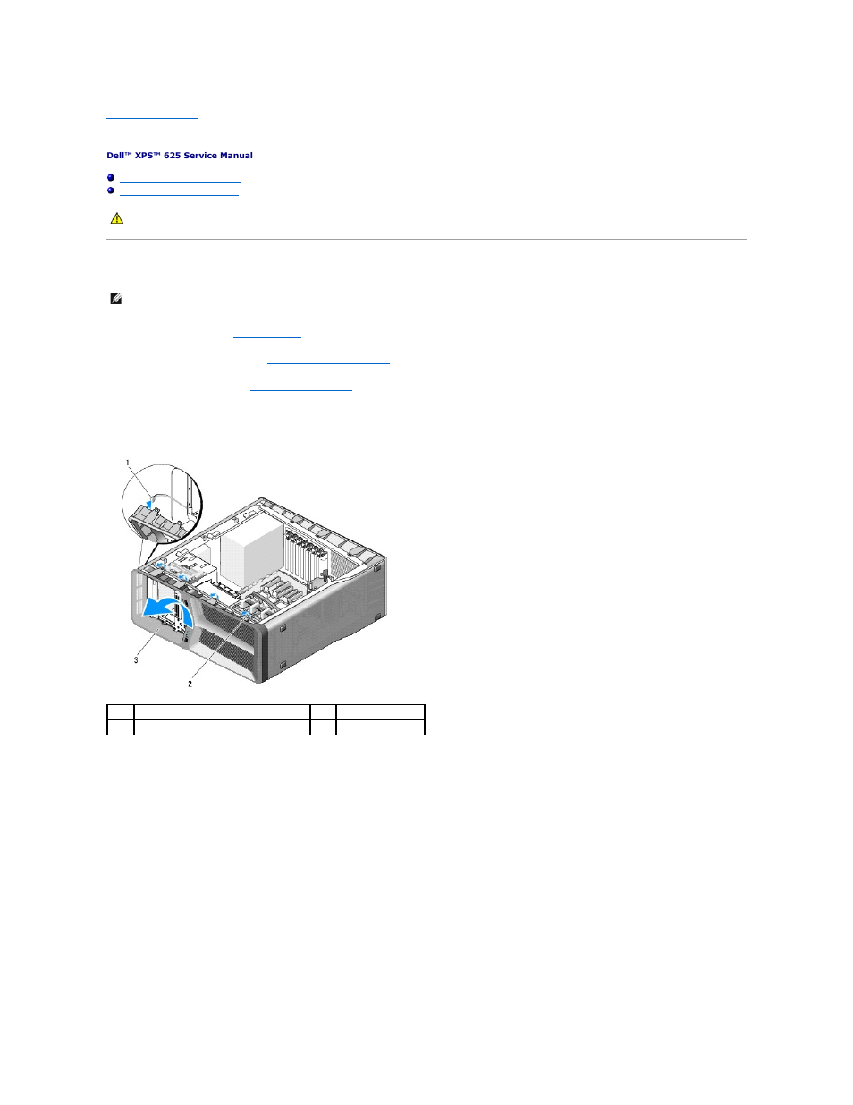 Replacing lights, Replacing the front led board | Dell XPS 625 (Early 2009) User Manual | Page 29 / 44