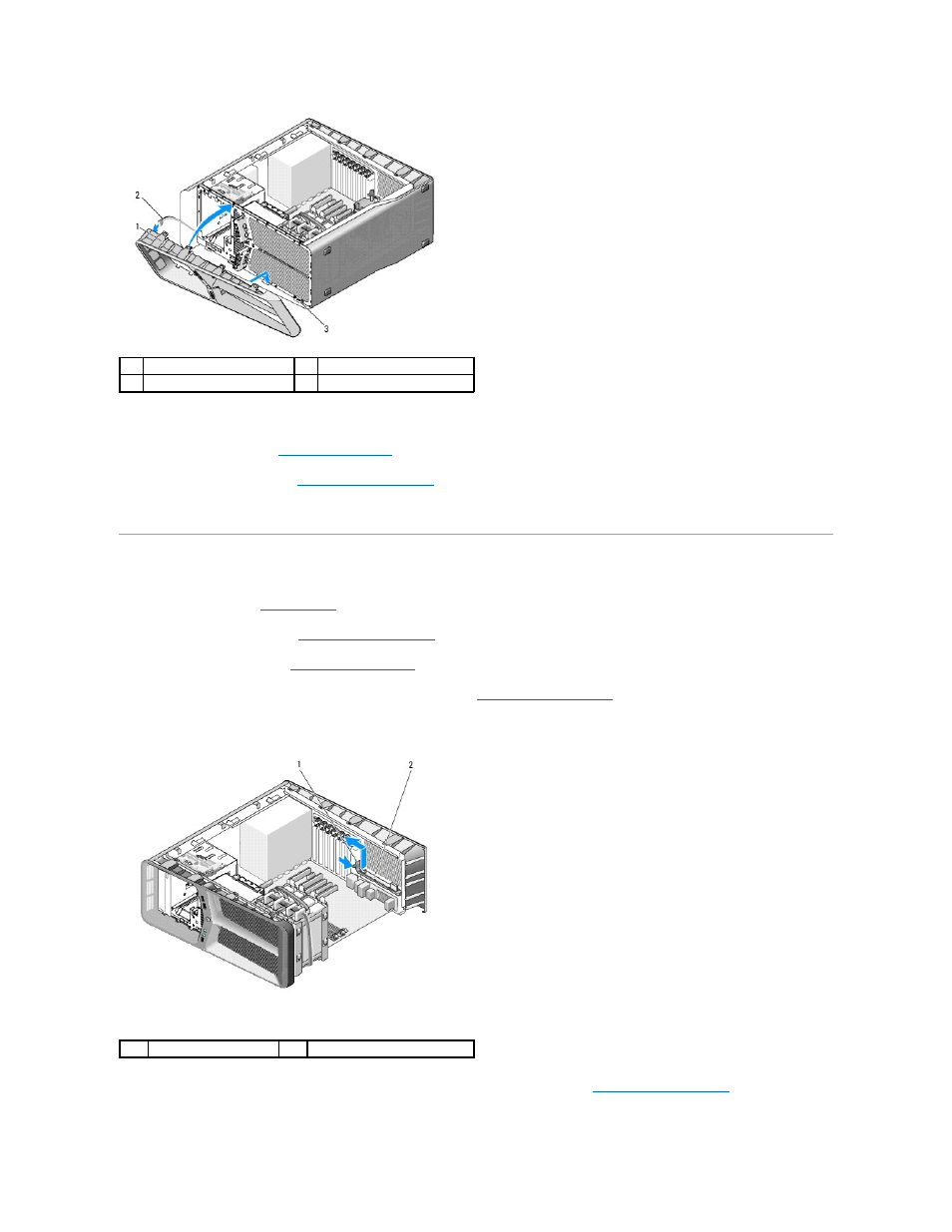 Replacing the rear led board | Dell XPS 625 (Early 2009) User Manual | Page 30 / 44