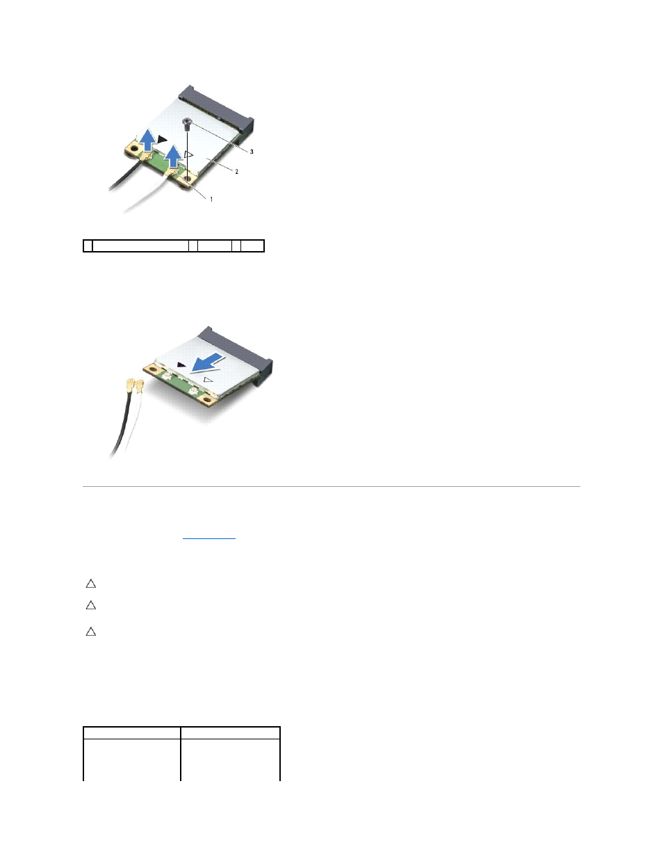 Replacing the mini-card | Dell Inspiron 15 (N5010, Early 2010) User Manual | Page 36 / 51