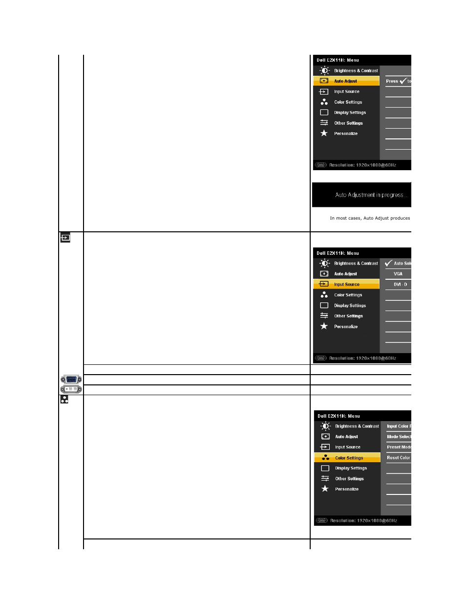 Dell E2311H Monitor User Manual | Page 22 / 33