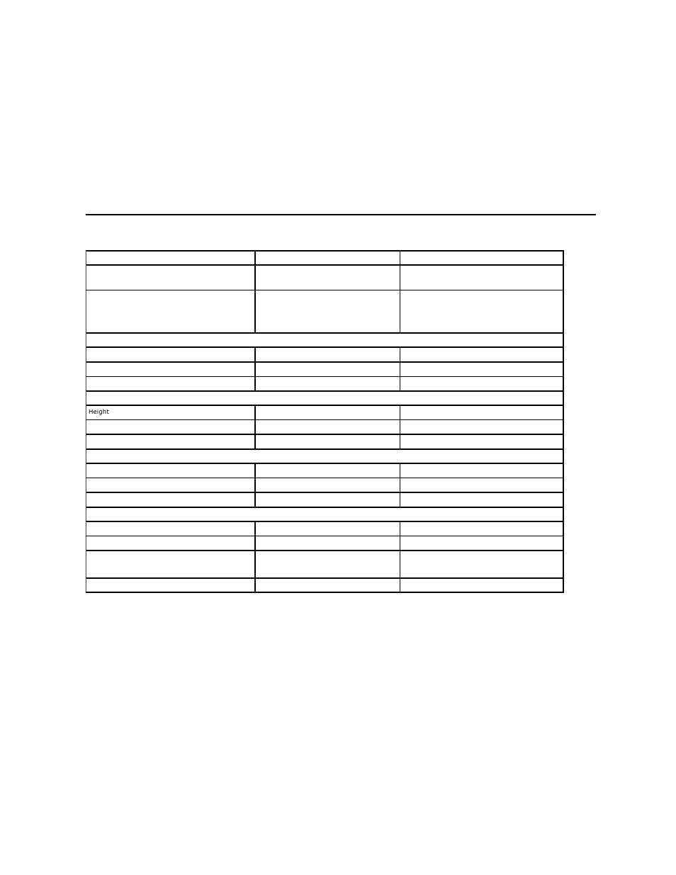 Physical characteristics | Dell E2311H Monitor User Manual | Page 8 / 33