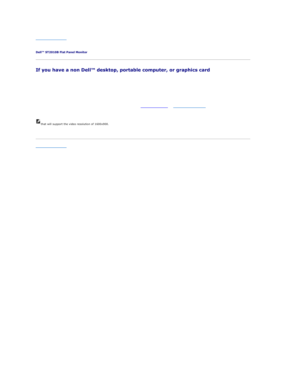 Setting up your monitor | Dell ST2010B Flat Panel Monitor User Manual | Page 11 / 29