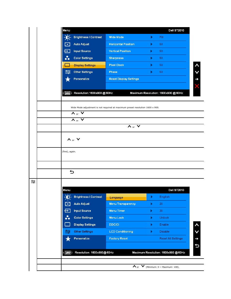 Dell ST2010B Flat Panel Monitor User Manual | Page 17 / 29