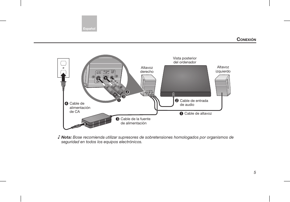 Bose Desktop Speaker User Manual | Page 23 / 44