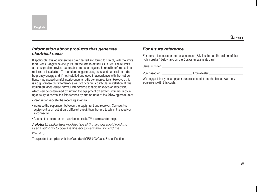 Bose Desktop Speaker User Manual | Page 3 / 44