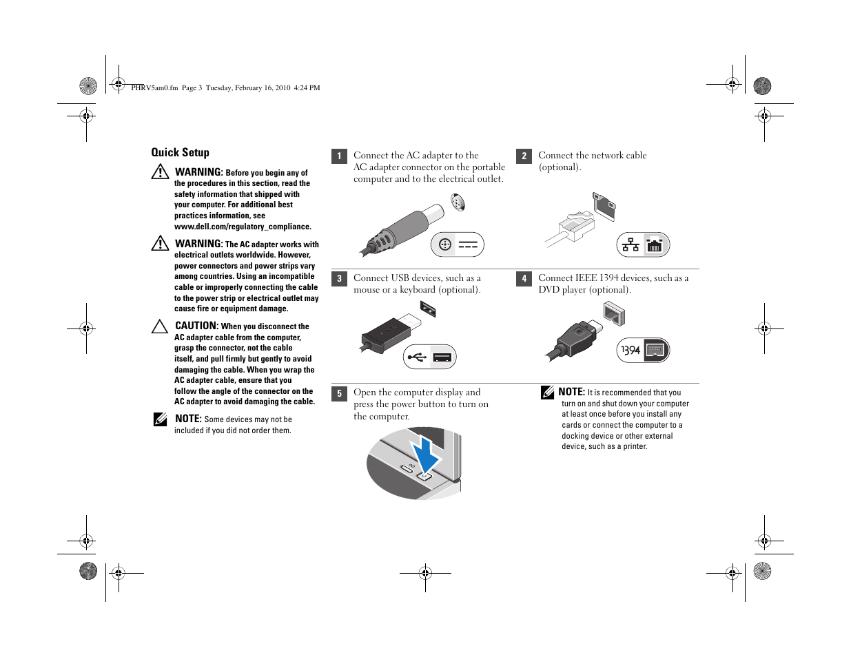 Dell Precision M4500 (Early 2010) User Manual | Page 3 / 6