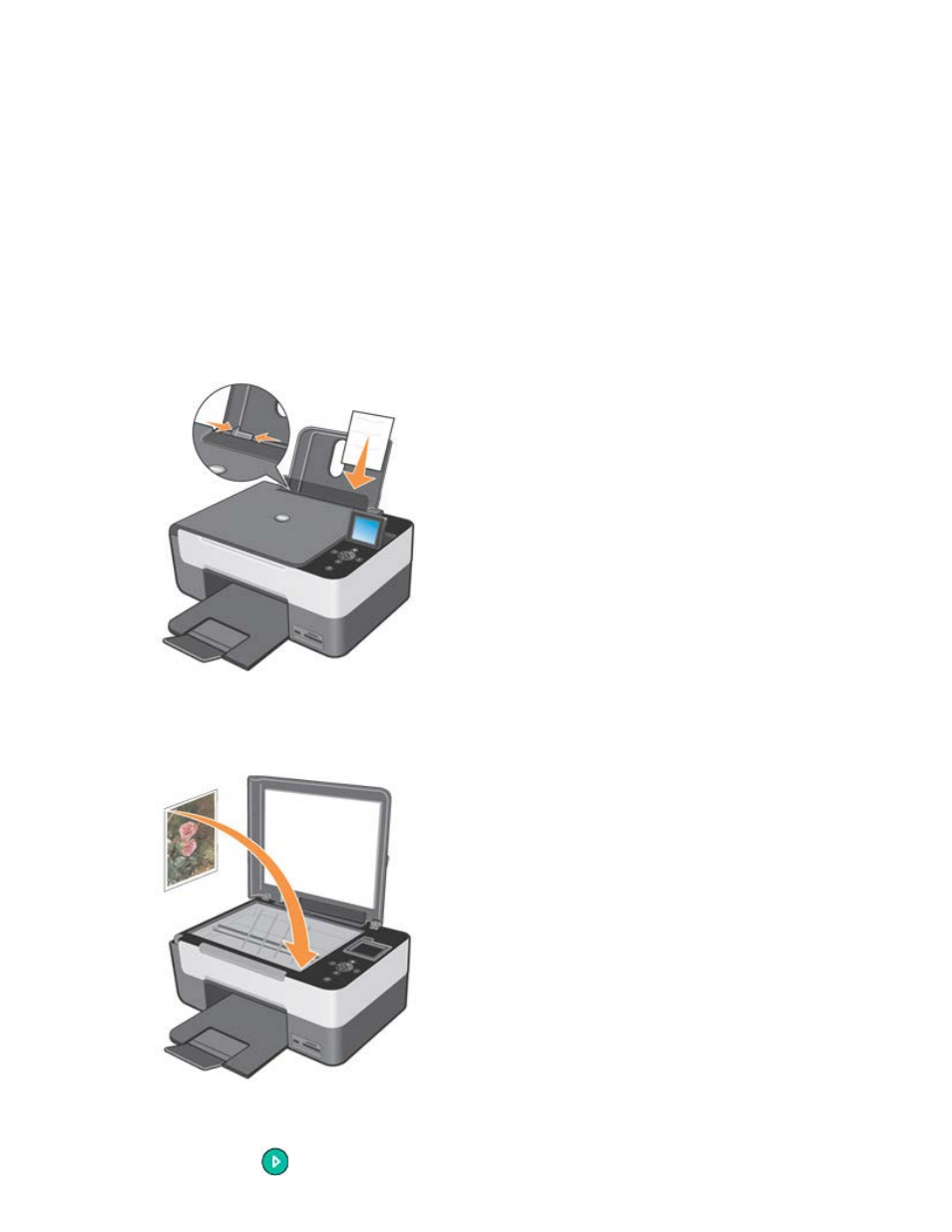 Copying photos from the operator panel | Dell 928 All In One Inkjet Printer User Manual | Page 34 / 71